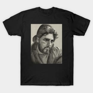 Serpico Portrait Drawing T-Shirt